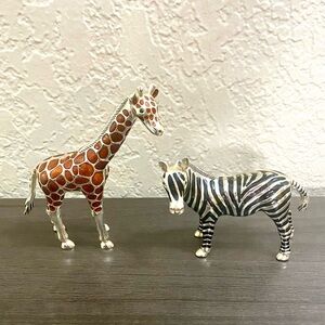 Godinger Giraffe & Zebra Salt and Pepper Shakers
